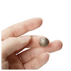 Lder fingerbl med ls metalkappe