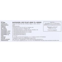 Basismodel med tilsat rme til herrer