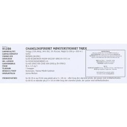 Chanelinspireret mnsterstrikket trje