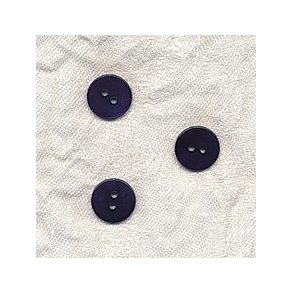 Knap blank mrk lilla perlemor 15 mm