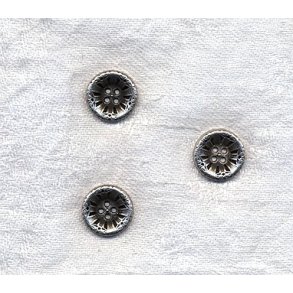 Mnstret metal knap - 16 mm
