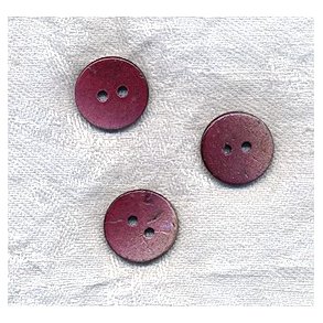 Rund knap i perlemor