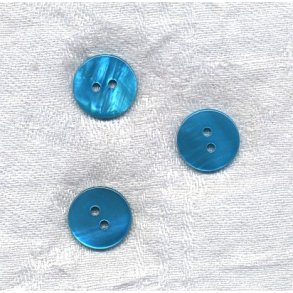 Rund turkis knap