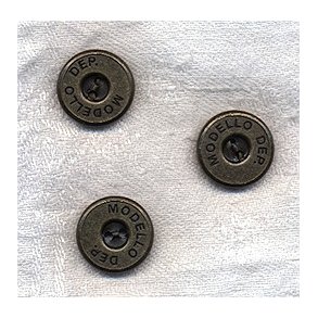 Rund magnetisk metal knap