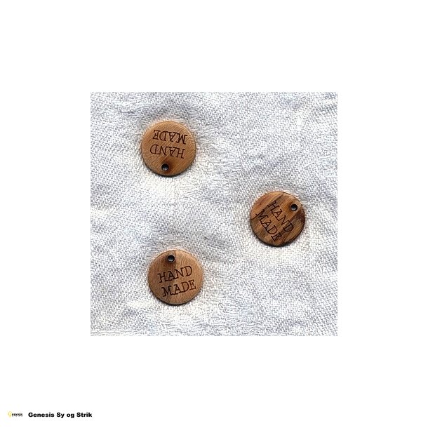 Knap med tekst: HANDMADE