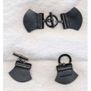 Lukketj duffelcoat lukning