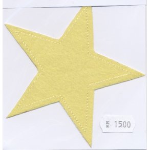 Stjerne - gul