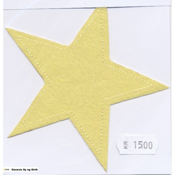 Stjerne - gul