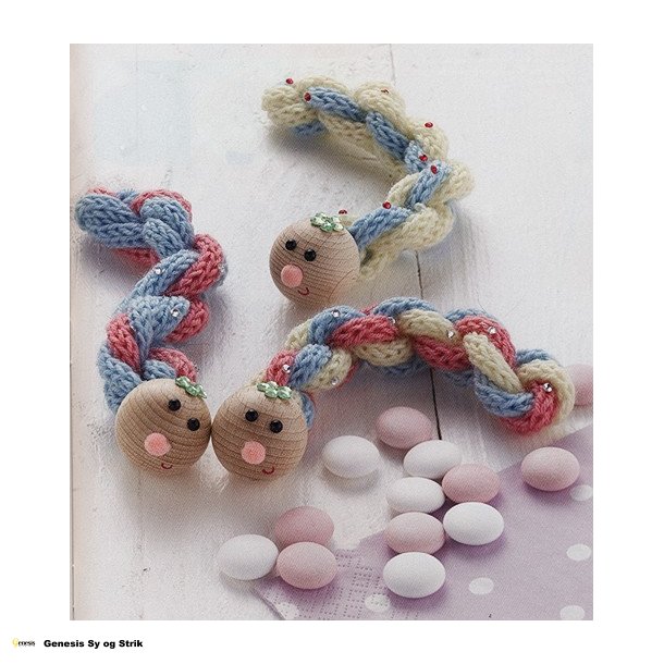 Strikkelise i klar plast