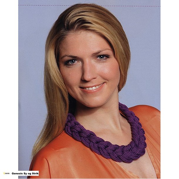 Strikkelise i klar plast