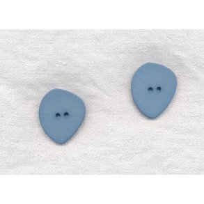 Oval knap - Turkis 28 mm