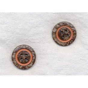 Kokos knap med rd cirkel