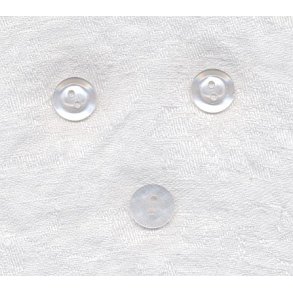 Knap - Mlkehvid 11 mm