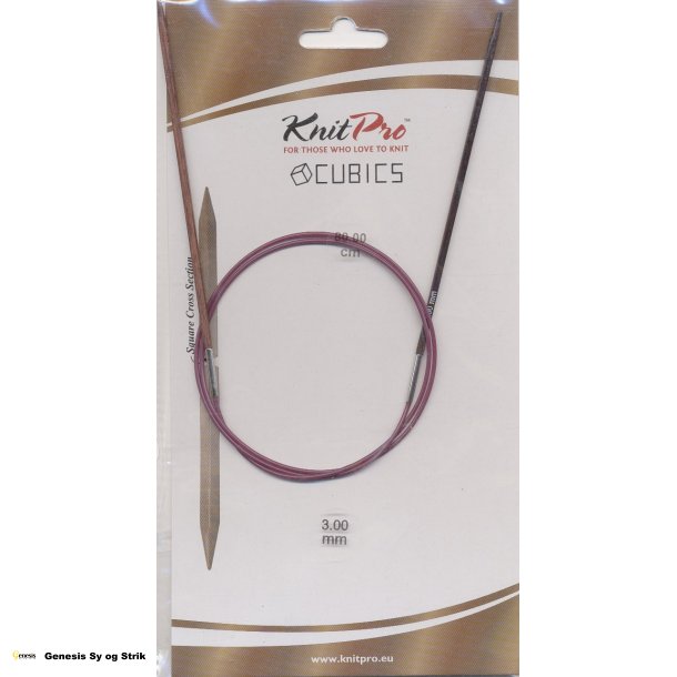 Faste Cubics rundpinde i 80 cm