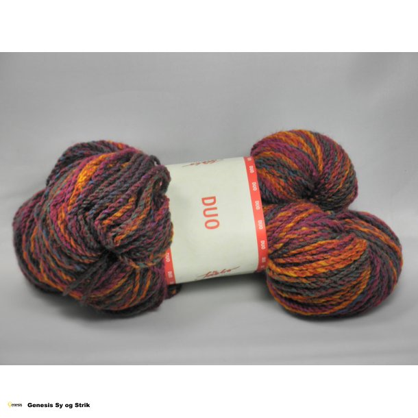 Duo - Lilla, gylden, grn, bl