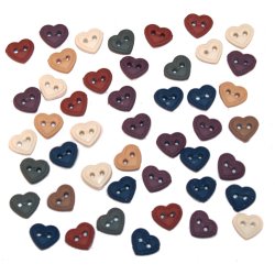 Mini Stitched Hearts