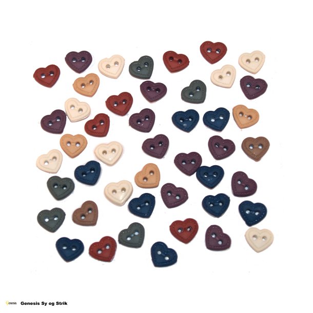 Mini Stitched Hearts