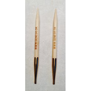 Bambus strikkepinde til wire