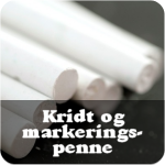 Kridt og markeringspenne