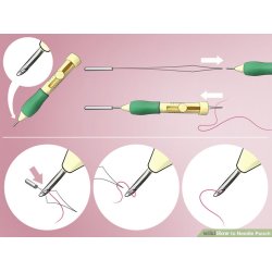 Punch needle emboidery Stitching Tool