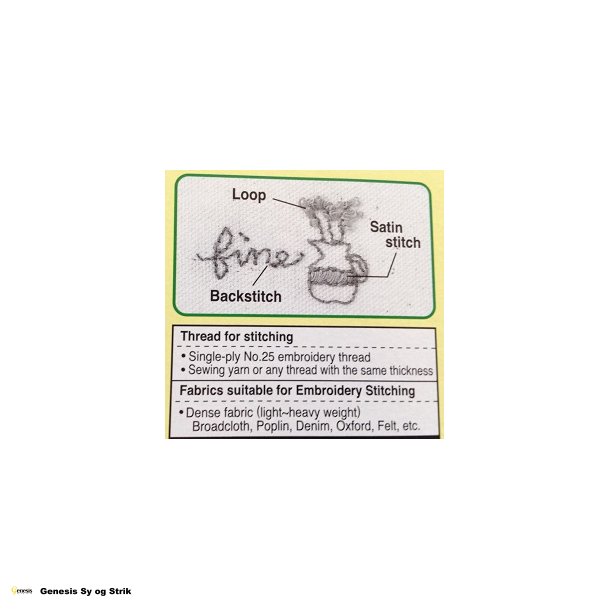 Embroidery Stitching Tool Needle Refill ekstra fin