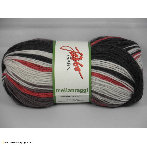 Mellan Raggi - stribet beige, brun, rd