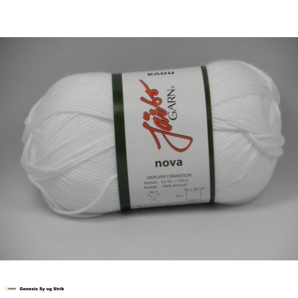 Nova Bomuld 8/4 - 01 hvid