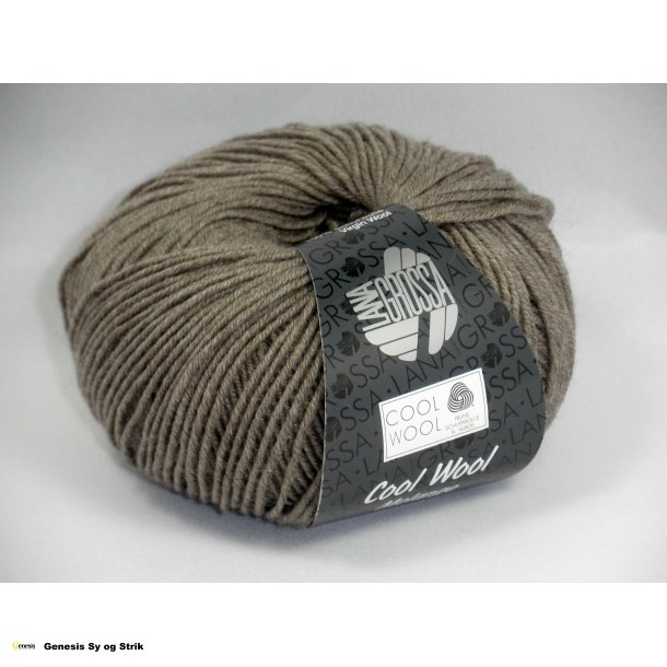 Cool Wool Mlange - Taupe meleret