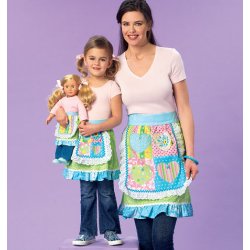 Forklder til mor, barn og dukke