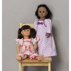 Natkjole og pyjamas til piger og dukker