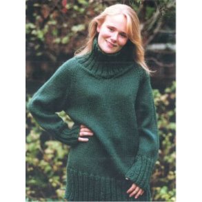 Kmpesweater med raglan
