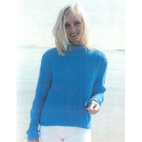 Hjhalset bluse i Cotmondo 8/8