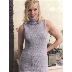 Lang top med rullekrave