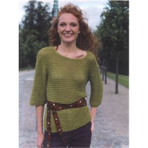 Retstrikket bluse i Lve Lacy