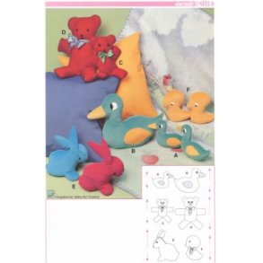 Teddy, and, hare og kylling