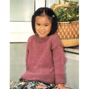 Sweater med rillekanter