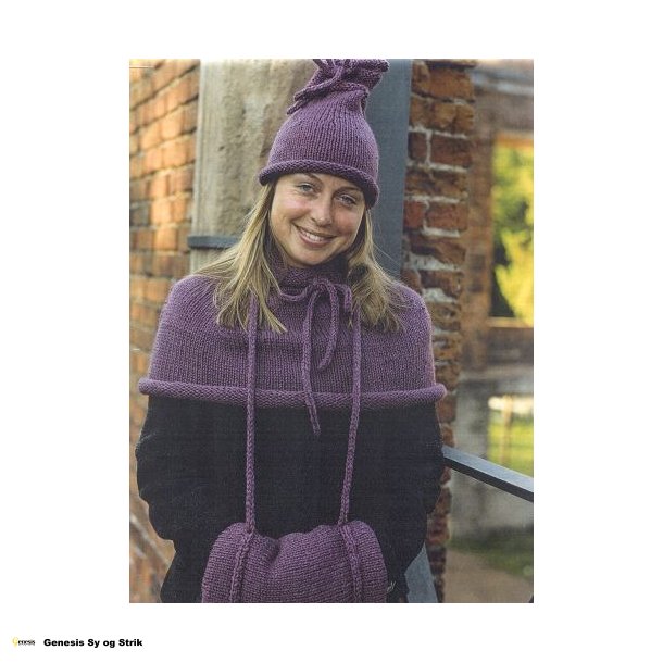 Pelerine-krave, muffe, hue