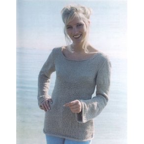 Bluse med vidde forneden