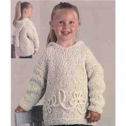 Bluse med htte og blomster