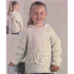 Bluse med htte og blomster