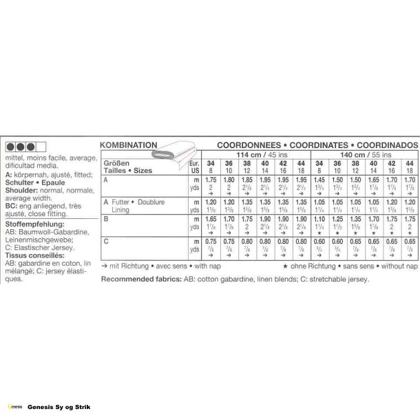 Jakke, bukser og top