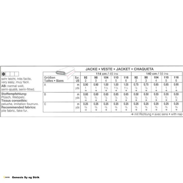 Jakke, vest og taske