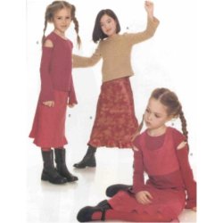 Nederdel, bluse og top