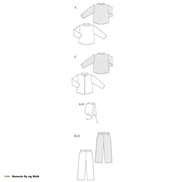 Sweatshirt og bukser