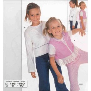 Bluse m/ lynls og korte eller lange rmer