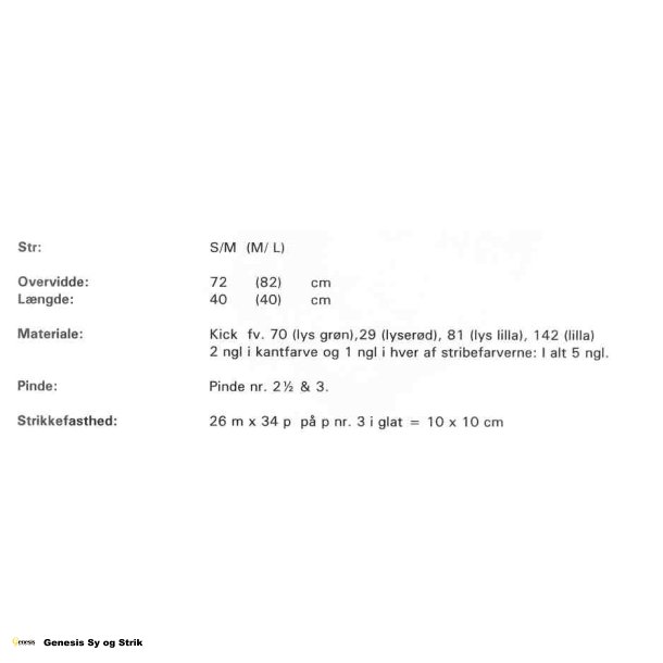 Top med ribkanter og bar ryg