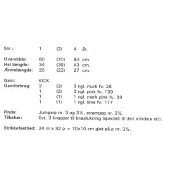 Bluse med blgekant og broderi