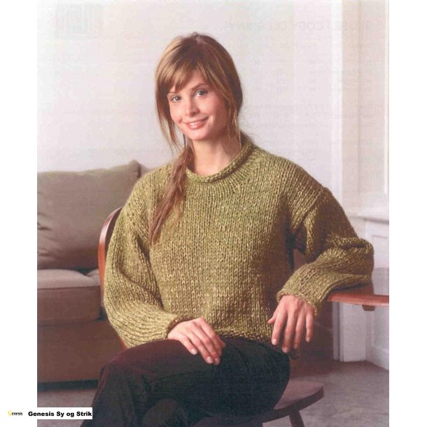 Bluse i Cosy og Shiny