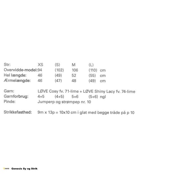 Bluse i Cosy og Shiny