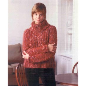 Sweater med ribmnster